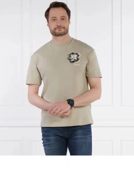 Calvin Klein Tricou | Comfort fit bej