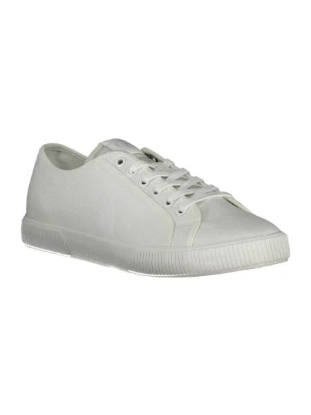 Sneakersy Calvin Klein z nadrukiem białe
