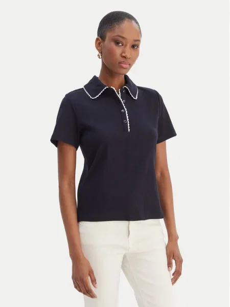 Morgan Tricou polo Bleumarin