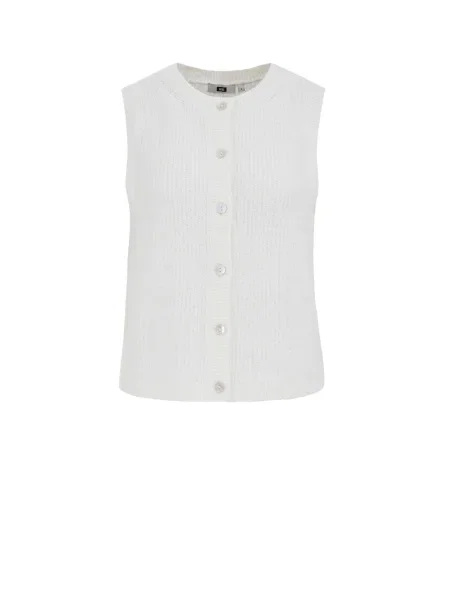 WE Fashion Vestă fildeş / murdar alb
