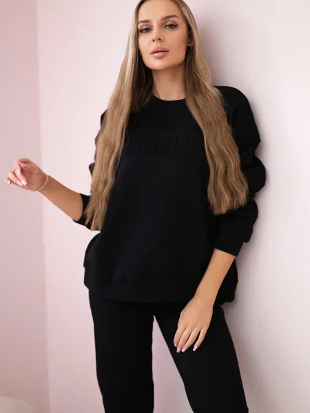 Bluza Kesi ocieplana czarna