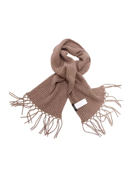 Szal Weekend Max Mara wełniana brązowa