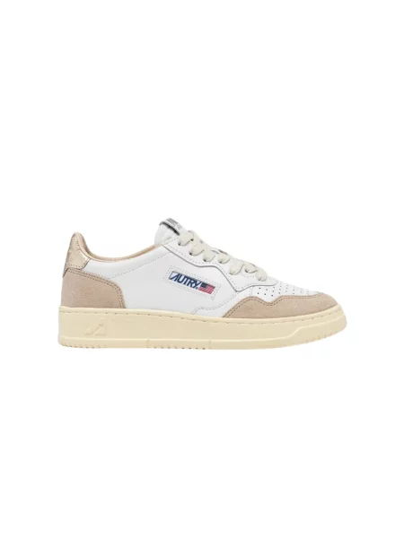 Sneakersy Autry skórzane białe