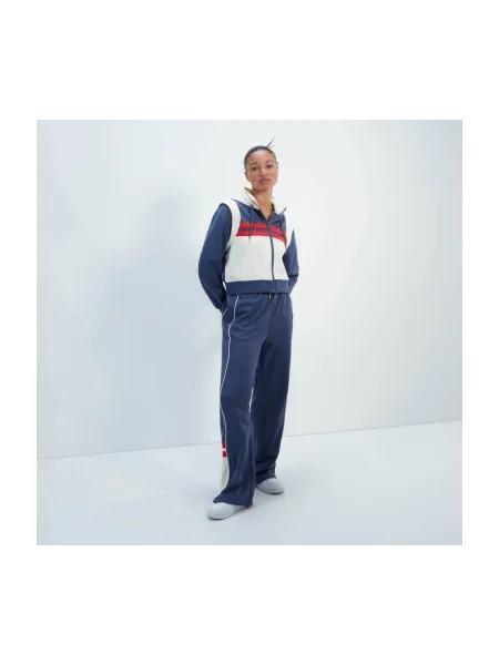 Decupat top Ellesse alergare albastru