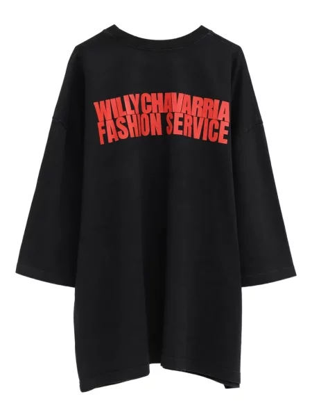 Tricou Willy Chavarria cu imagine negru