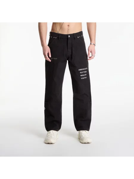 Pantaloni Pleasures business negru