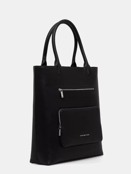 Tommy Hilfiger taška pánska z imitácie kože čierna
