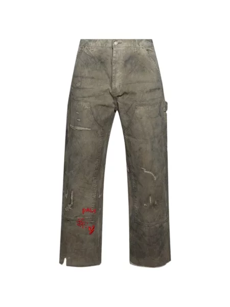 Ceruit pantaloni Paly din canvas maro