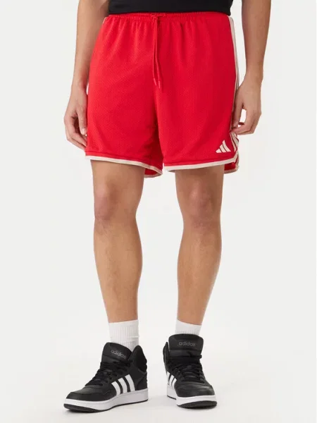 ADIDAS SPORTSWEAR Športové nohavice Stadium / biela červená