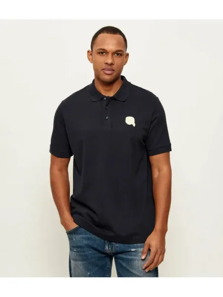 Karl Lagerfeld Tenisz póló kék