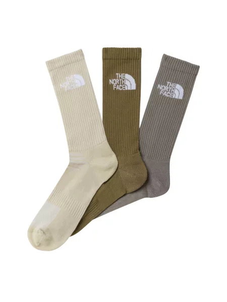 THE NORTH FACE Sportzoknik Multi Sport Cush homok / kő / olíva fehér