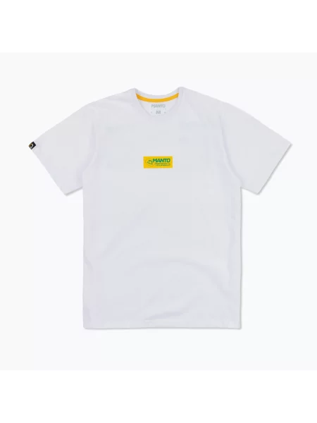 Мъжка тениска MANTO Block 24 white бяло