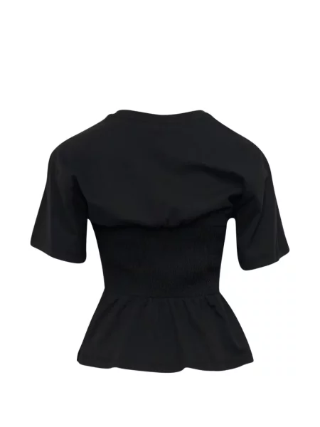 Tricou Ulla Johnson cu volane negru