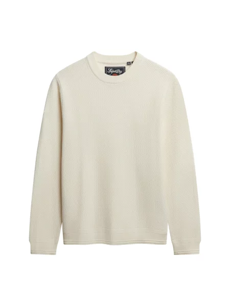 Superdry Svetr vlny bílé