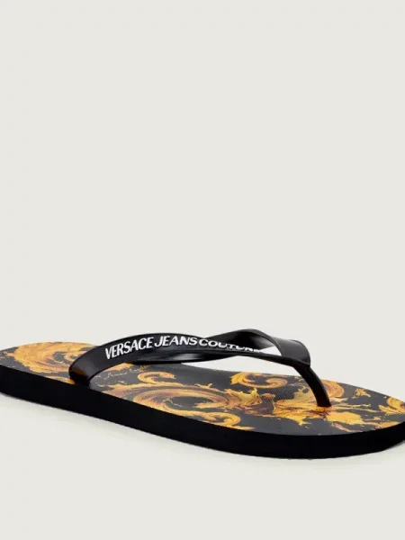 Șlapi Versace Jeans Couture negru