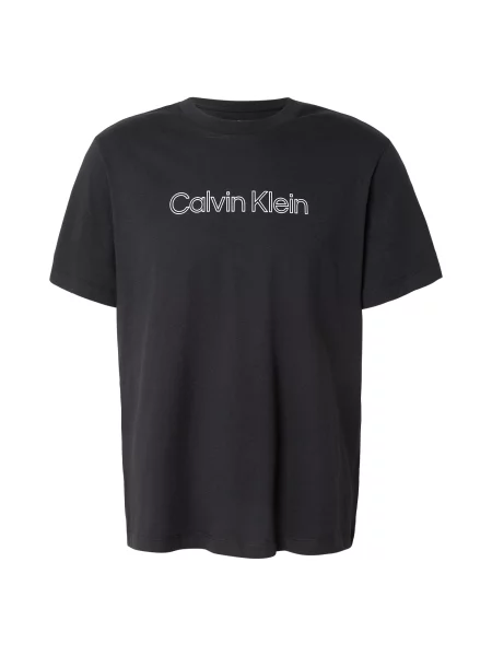 Calvin Klein Jeans Tricou negru alb