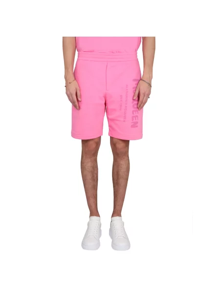 Szorty Alexander Mcqueen różowe