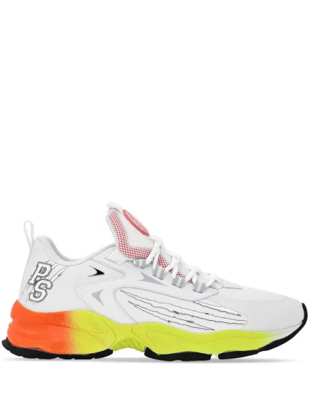 Sneakerși Plein Sport cu imagine alb