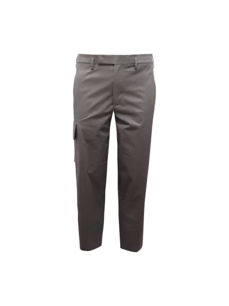 Skinny spodnie cargo Neil Barrett szare