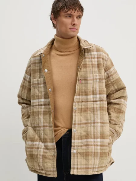 Levi's Τζιν μπουφάν διπλής όψης μπεζ