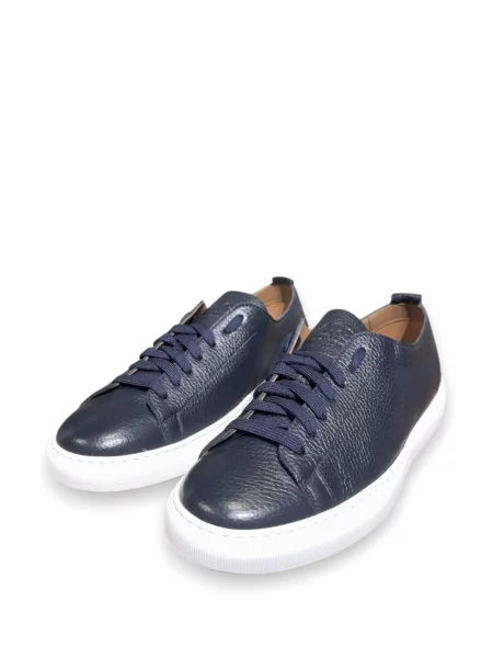 Sneakerși Calce din piele albastru