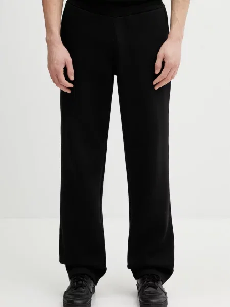 Tepláky Daily Paper mono rib černé