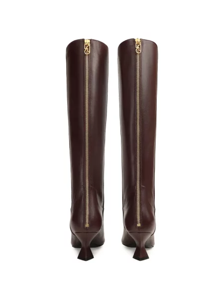 Botine Sergio Rossi din piele maro