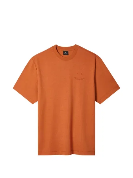 Tricou Ps Paul Smith cu broderie portocaliu