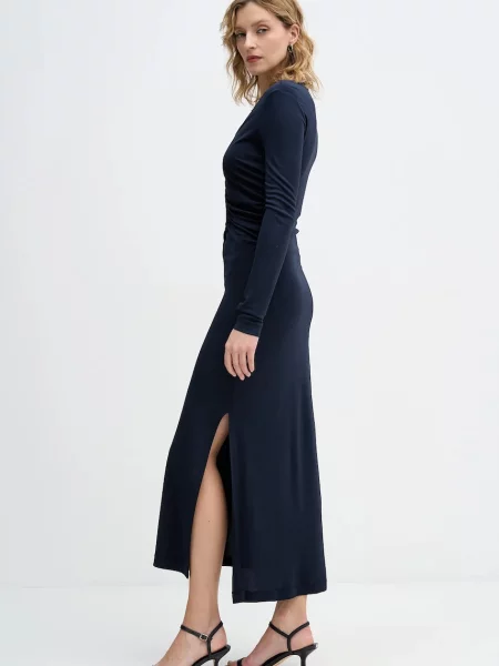 Сукня Sisley maxi облягаюча синій