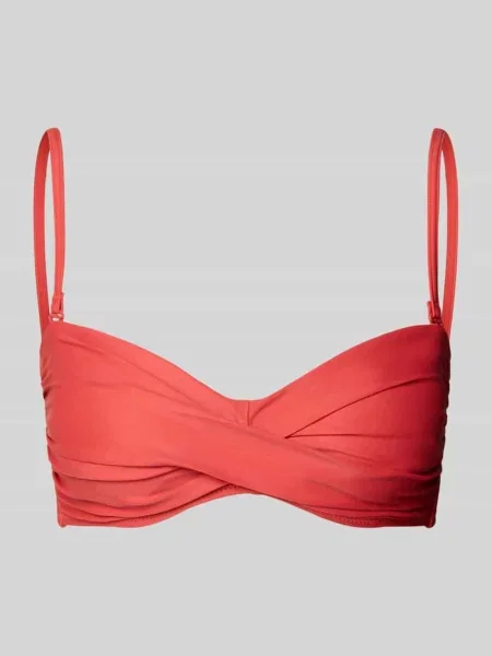 Góra bikini z cienkie ramiączka model Kelli' Barts czerwone