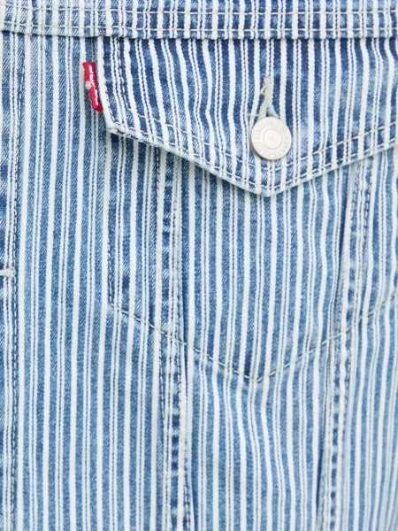 Pantaloni Levi's® de catifea cord cu dungi cu buzunar frontal albastru