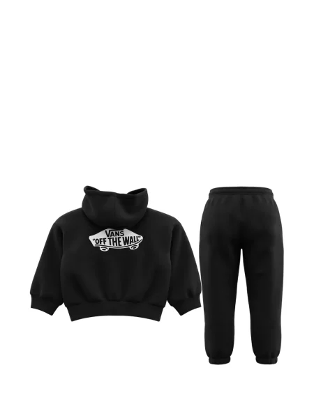 Суичър с качулка Vans черно