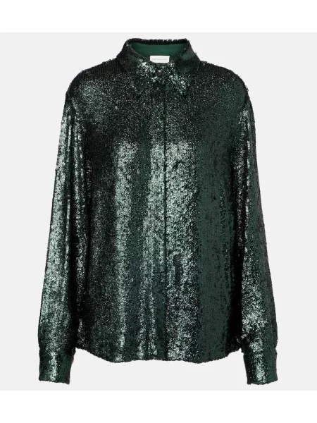 Cămașă Dries Van Noten verde