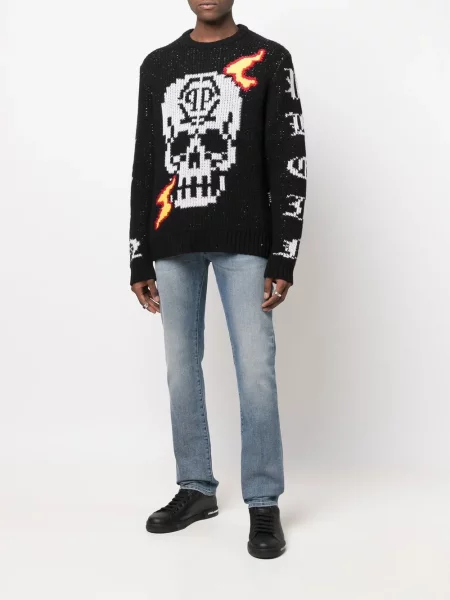 Megztinis Philipp Plein juoda