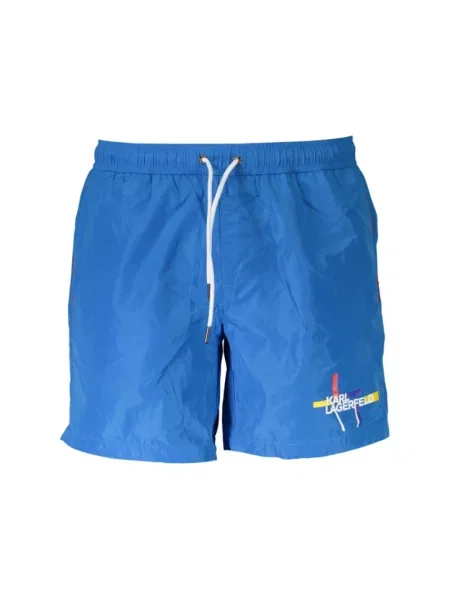 Kąpielówki Karl Lagerfeld Beachwear niebieskie