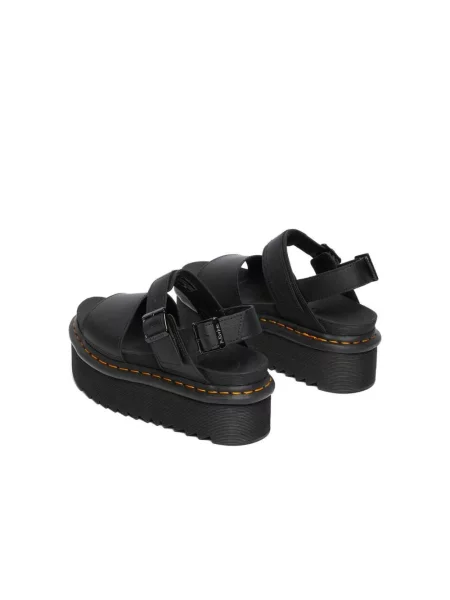 Sandały Dr. Martens skórzane czarne