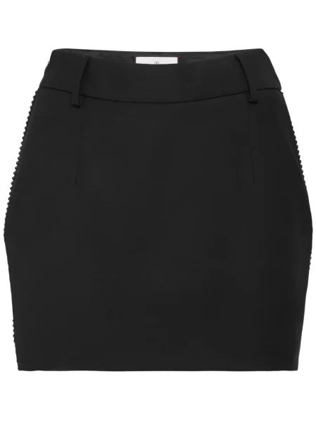 Fusta mini Philipp Plein de lână negru