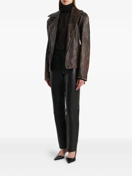 Top Khaite lung negru