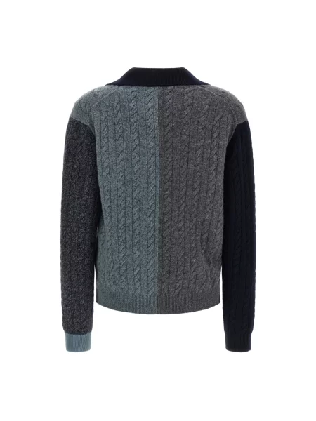 Sweter Ferragamo wełniany z nadrukiem
