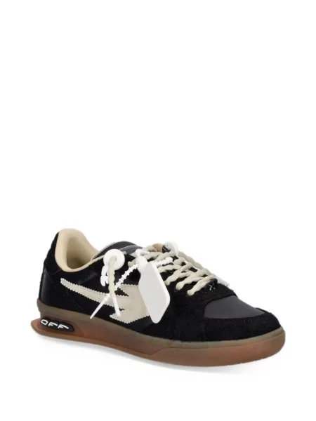 Sneakersy Off-white wiązane białe