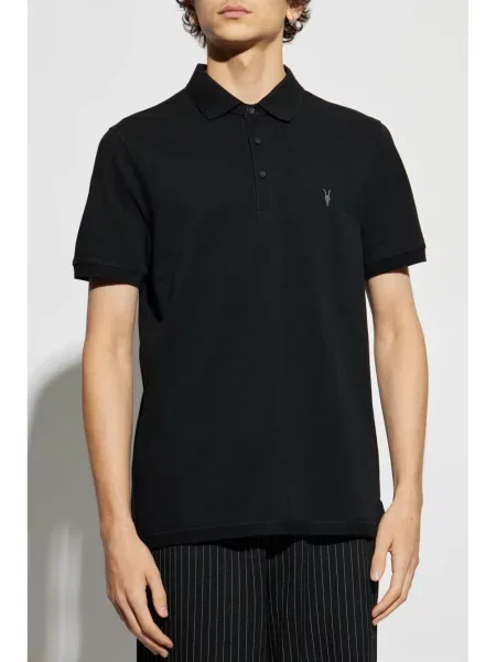 Tricou polo Allsaints negru