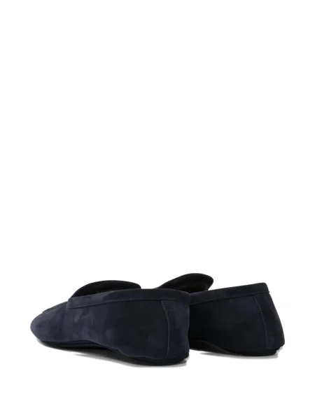Pantofi loafer Henderson Baracco din piele de căprioară albastru