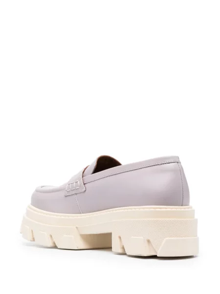 Pantofi loafer Alohas din piele violet