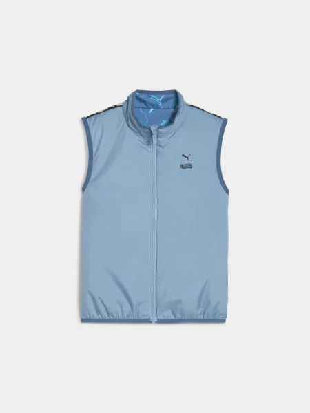 Дитячий Жилет з утеплювачем PUMA x Hot Wheels Vest комбінований верх синій