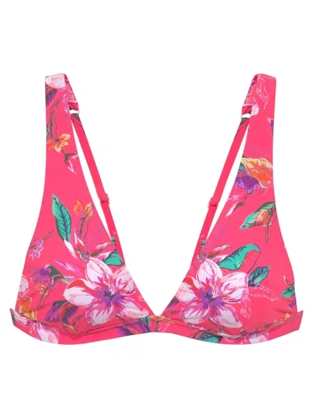 LASCANA Bikini zgornji del smaragd / temno / lila / roza / magenta zelena