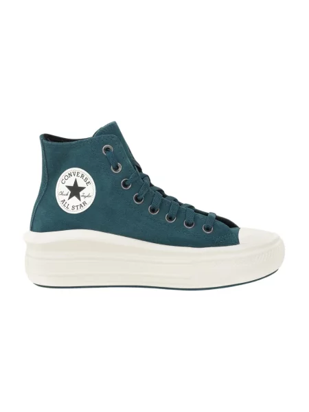 Converse Chuck Taylor All Star Move Platform Suede Kobiety Buty sportowe Converse Size: zielony