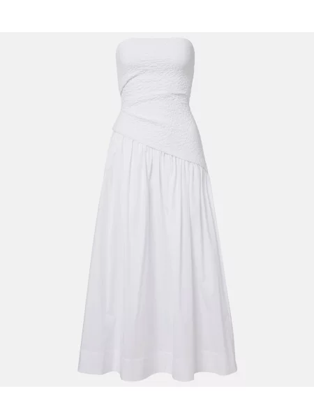 Rochie midi Staud alb