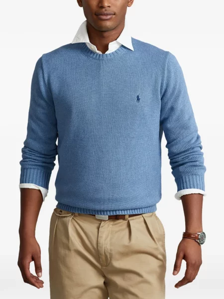 Tricou polo Polo Ralph Lauren cu autograf cu 5 buzunare în carouri gri