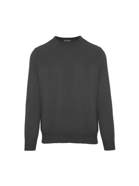 Sweter z golfem Malo z kaszmiru szary
