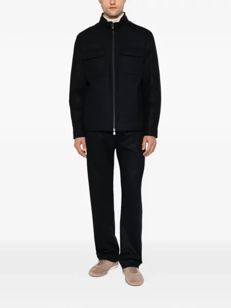 Pantaloni Corneliani alergare albastru
